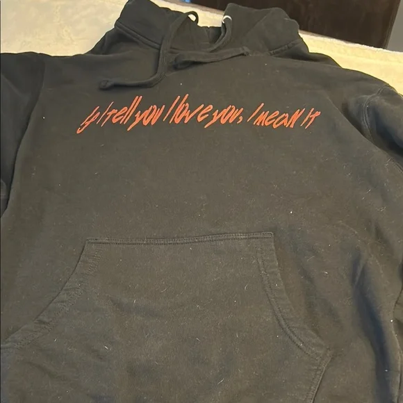 Stylish Black Graphic Hoodie - Picture 2 of 4